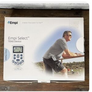 Empi Select TENS Device Pain Recovery Muscle Stimulation with New Electrodes